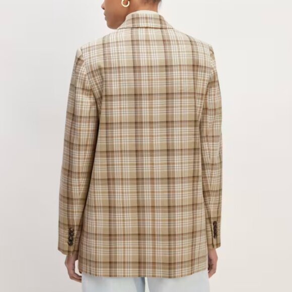 NWT Everlane The Oversized Blazer in Buttersmooth W's 12 - Picture 4 of 10